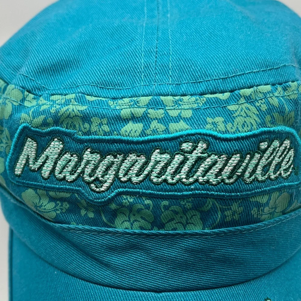 Margaritaville Floral Hat With Embroidered Margarita Glass